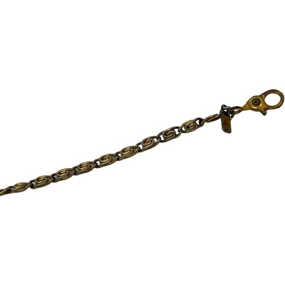 Vintage Monet Gold Tone Bar Link Chain Bracelet Delicate Classic Design 7.5" - Picture 4 of 6